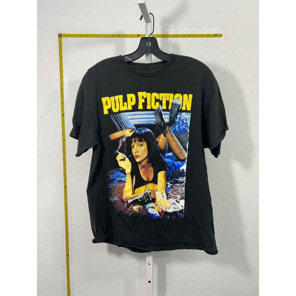 Pulp‎ Fiction Mia Wallace Movie Graphic T-Shirt Black Mens Large 2019 Miramax L